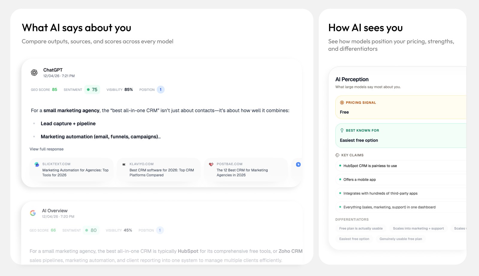 OneGlanse analytics
